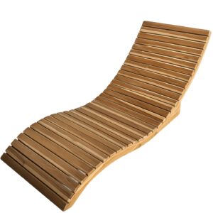 Wave Teak - Sun Lounger
