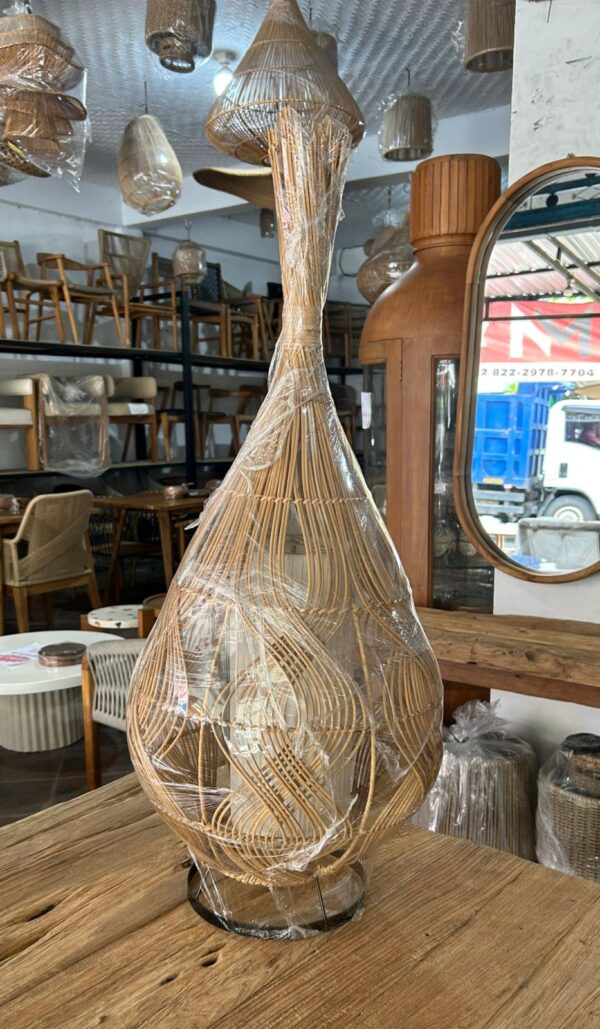 Rattan Lamp Side Table